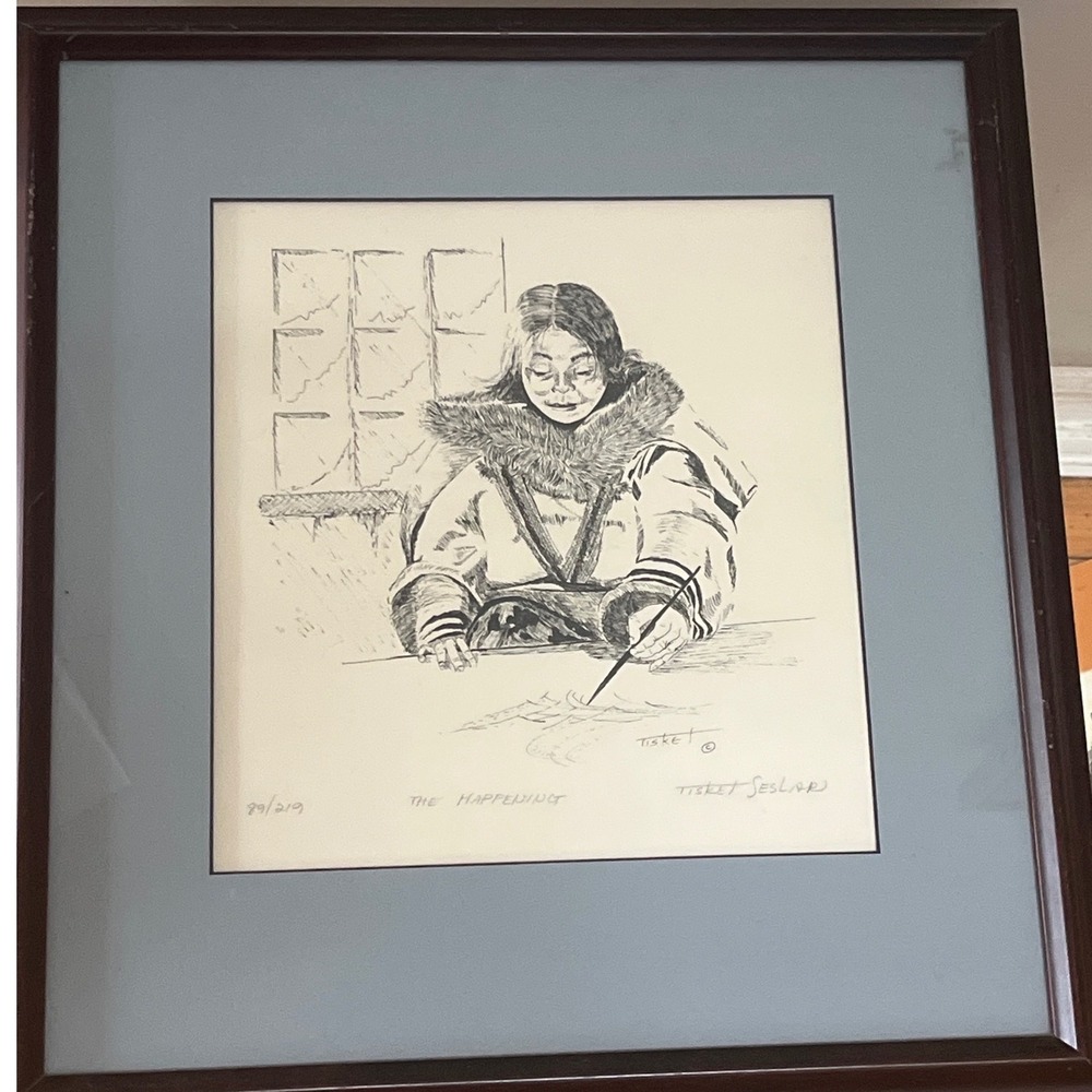 Tisket Seslar Signed Alaskan Art Print The Happening Ltd Edition 89/219‎ Framed